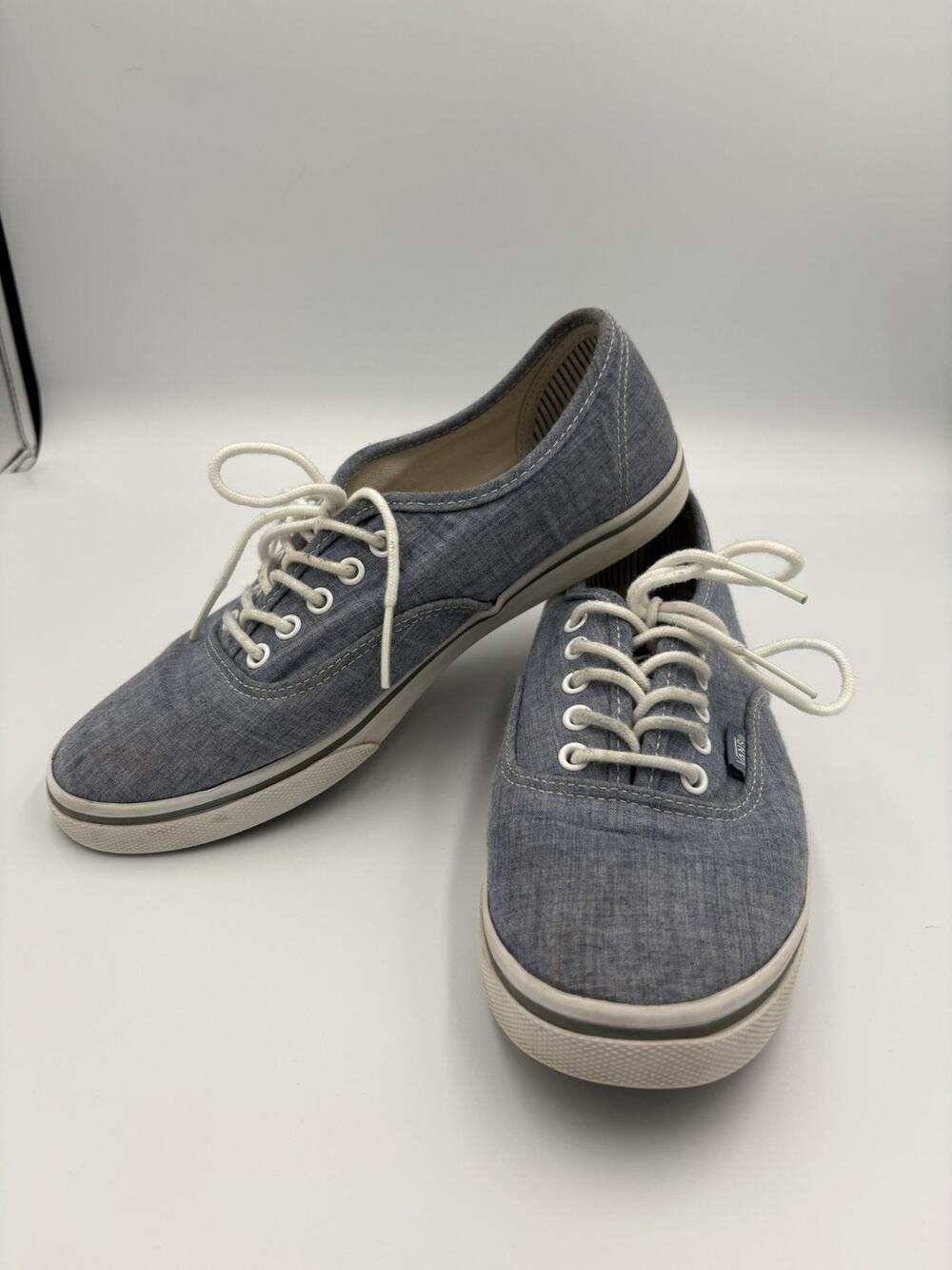 Vans Shoes Mens 6.5 Womens 8 Authentic Lo Pro Sneakers Blue Lace Up Low